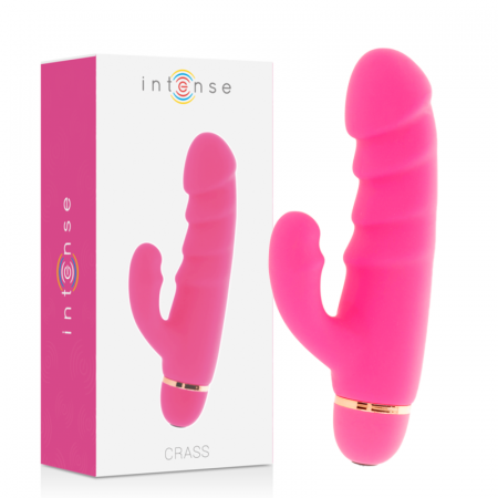 Vibrator Iepuras Intense Crass 20 Moduri de Vibratie Silicon Roz [5]