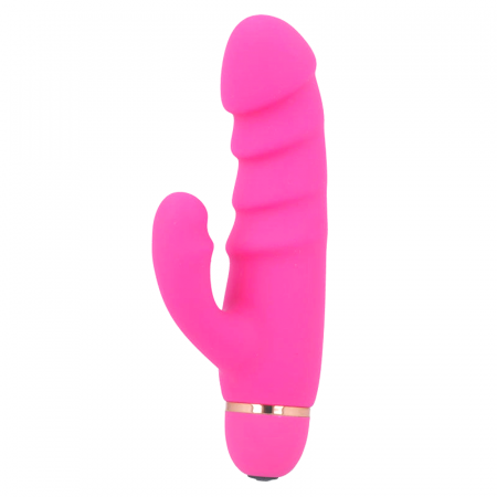 Vibratoare iepuras (rabbit) - Vibrator Iepuras Intense Crass 20 Moduri de Vibratie Silicon Roz