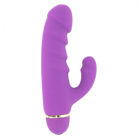 Vibratoare iepuras (rabbit) - Vibrator Iepuras Intense Crass 20 Moduri de Vibratie Silicon Mov