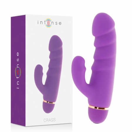 Vibrator Iepuras Intense Crass 20 Moduri de Vibratie Silicon Mov [4]