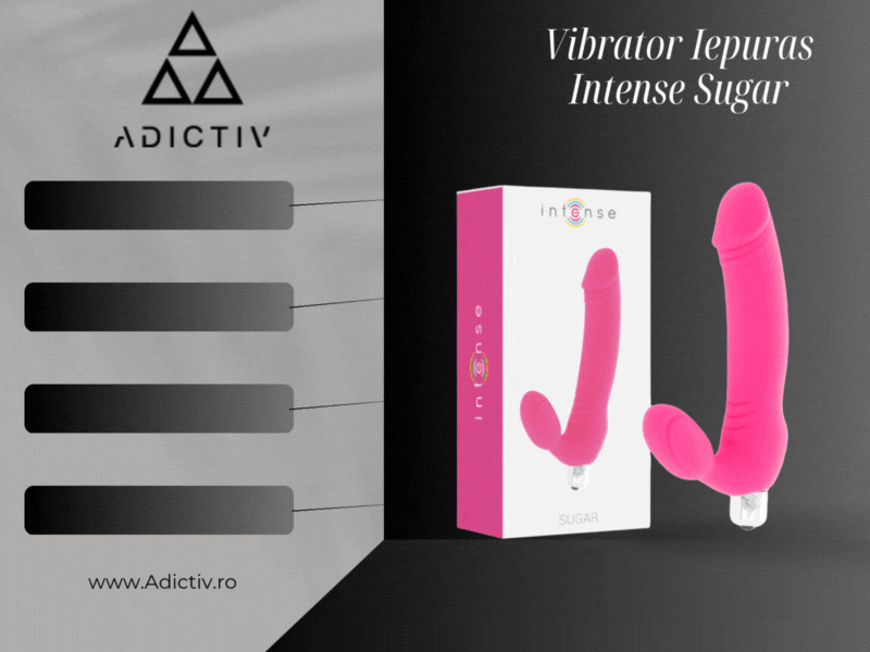 Vibrator Iepuras Intense Sugar 7 Moduri de Vibratie Silicon Fucsia [1]