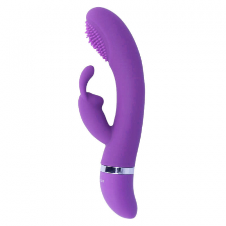 Vibrator Iepuras Intense Susy 7 Moduri Vibratii Silicon, Mov, 18.8 cm [4]