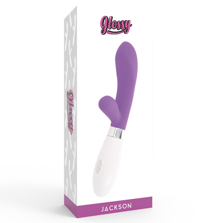 Vibrator Iepuras  Jackson din Silicon Mov, 10 Moduri de Vibratie, Dual Motor, 12 cm, Glossy [7]