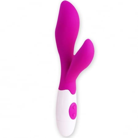 Jucarii sexuale - Vibrator Iepuras Pretty Love Newman - 30 Moduri de Vibratii, Silicon Premium, Stimulare Intensa