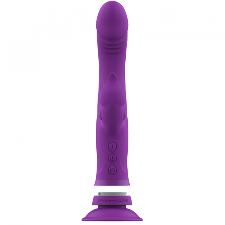 Vibrator Iepuras triplu, Intense Casanova, din silicon, cu ventuza si 30 de moduri de vibratie [5]
