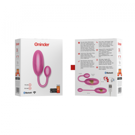 Vibrator Inteligent Oninder TOKYO Controlat prin Aplicatie, Roz - Placere Digitala la Superlativ [8]