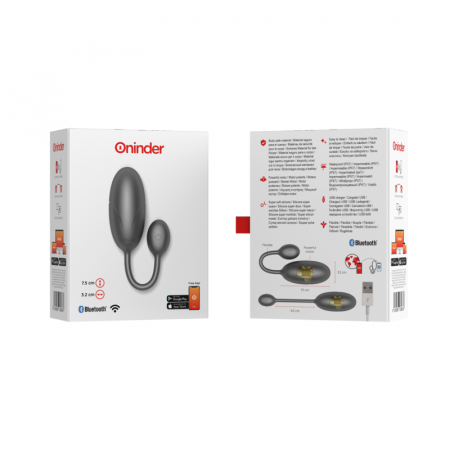 Vibrator Inteligent Oninder TOKYO Controlat prin Aplicatie, Negru - Placere Digitala la Superlativ [8]