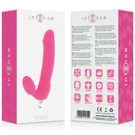 Vibrator Iepuras Intense Sugar 7 Moduri de Vibratie Silicon Fucsia [6]