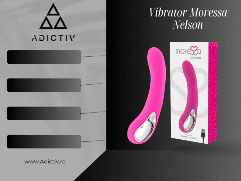 Vibrator Moressa Nelson 12 Moduri de Vibratie Silicon [1]