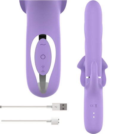 Vibrator Multifunctional Premium INTENSE BILLIE cu Miscare Up&Down, Suction, Lins si Stimulare Clitoridiana, 4 Motoare, Waterproof [4]