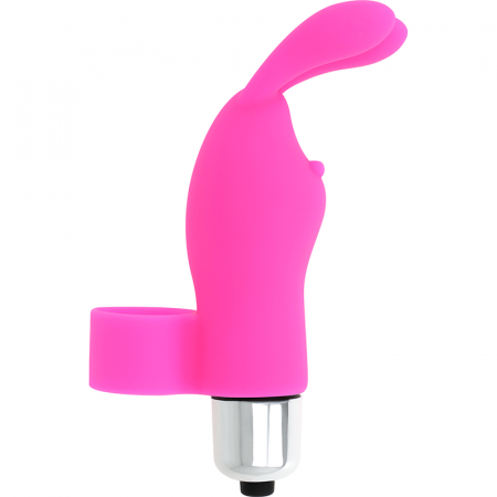Vibratoare iepuras (rabbit) - Vibrator Iepuras pentru Deget Ohmama, Rezistent la Apa, Silicon Moale, 11.000 RPM