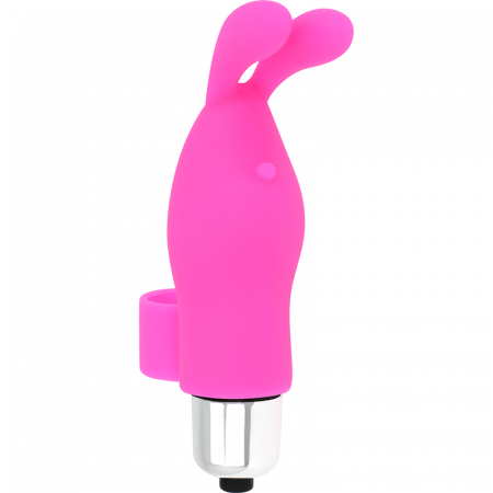 Vibrator Iepuras pentru Deget Ohmama, Rezistent la Apa, Silicon Moale, 11.000 RPM [4]