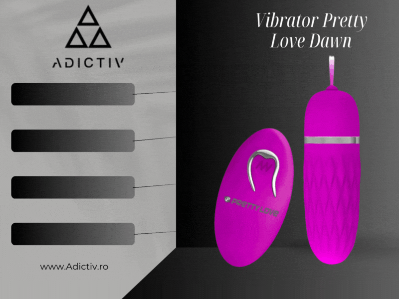 Vibrator Pretty Love Dawn - Stimulator cu 12 Moduri de Vibrate si Telecomanda [1]