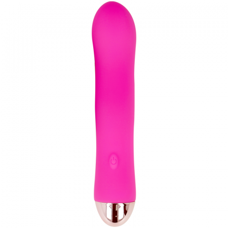 Vibrator Reincarcabil Dolce Vita Two Roz cu 7 Moduri de Vibratie, Silicon Medical [2]