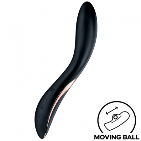 Vibratoare pentru punctul G - Vibrator Satisfyer Rrrolling Explosion pentru Stimularea Punctului G cu Vibratii si Bile Mobile