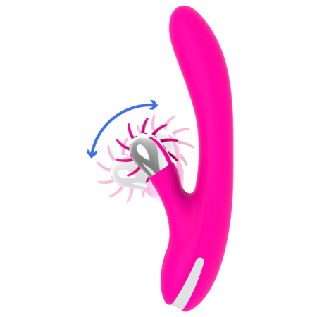 Vibrator și Rotator Diversia Bunny Vibrating - 7 Moduri Vibratii, Stimulare Clitoris, USB, 24 cm [4]
