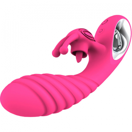 Vibratoare iepuras (rabbit) - Vibrator Vicky by Armony – 36 de moduri de vibratie, rezistent la apa, din silicon medical