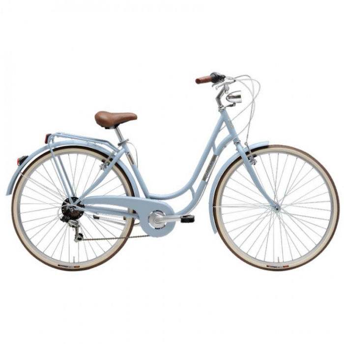 Bicicleta Adriatica Danish Lady 6v 28 Albastru Deschis 48 cm - Cumpar-online.ro