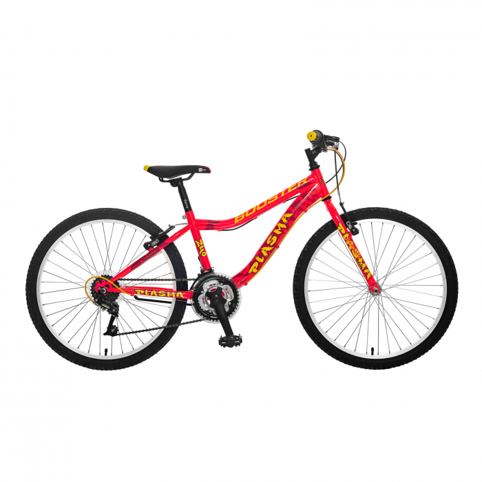 Bicicleta Copii Booster Plasma – 24 Inch, Roz