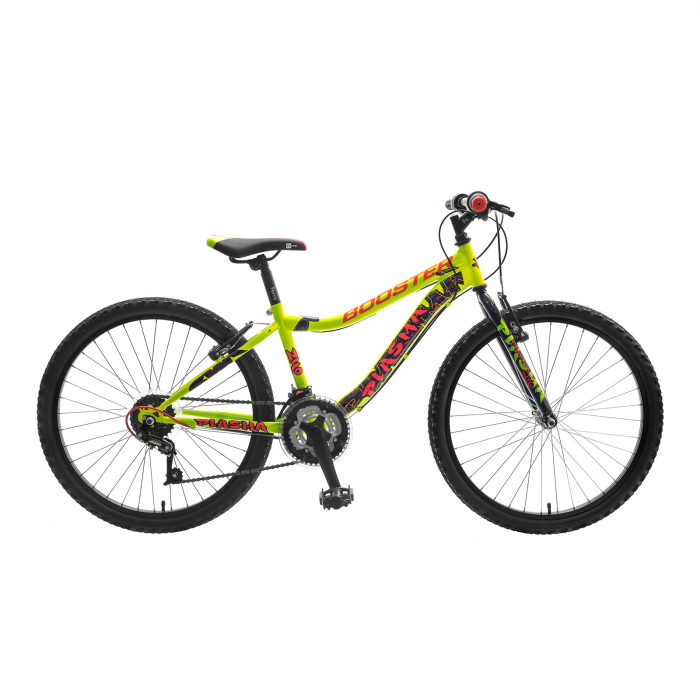 Bicicleta Copii Booster Plasma – 24 Inch, Verde /Biciclete imagine 2022