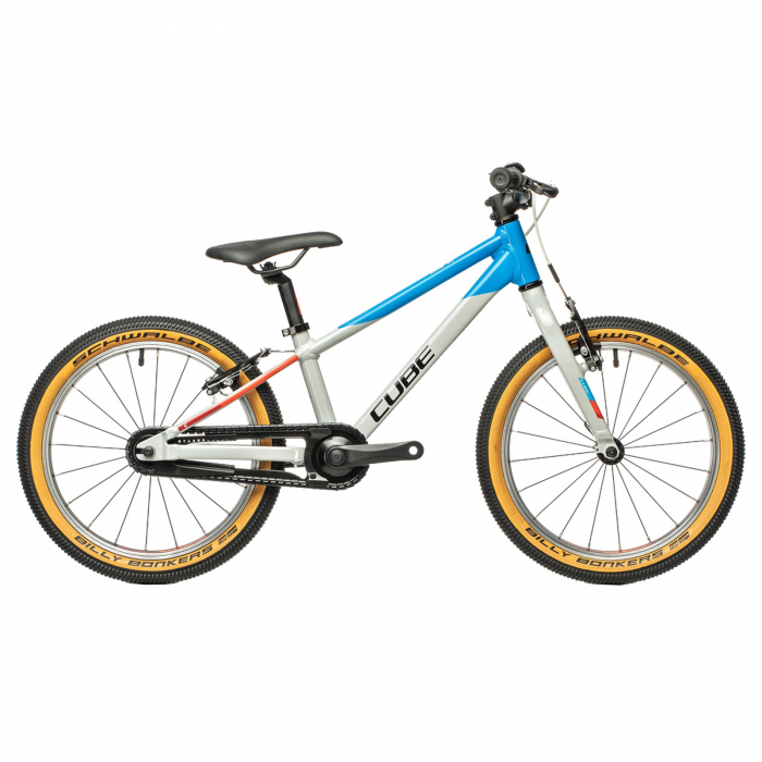 Bicicleta Copii Cube Cubie 180 SL Teamline 2021 – 18 Inch, Alb-Albastru