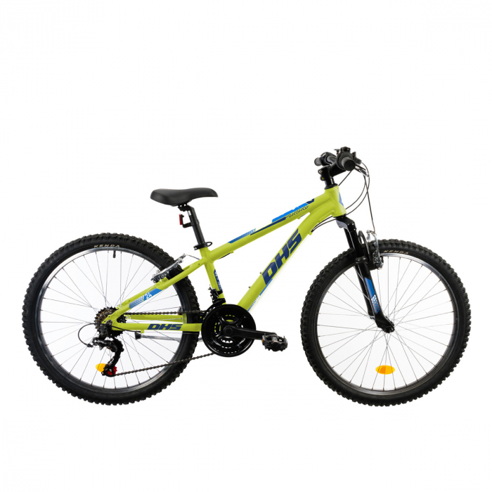 Bicicleta Copii Dhs Terrana 2423 - 24 Inch, Verde - Cumpar-online.ro