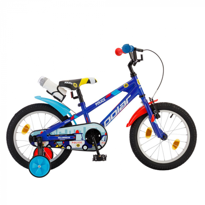 Bicicleta Copii Polar Police – 14 Inch, Albastru