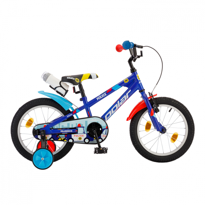 Bicicleta Copii Polar Police – 16 Inch, Albastru
