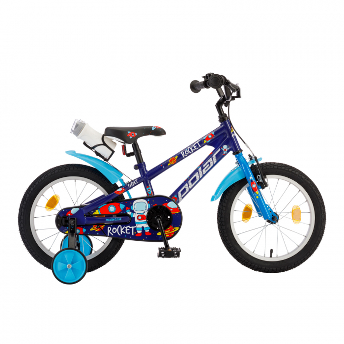 Bicicleta Copii Polar Rocket – 16 Inch, Albastru