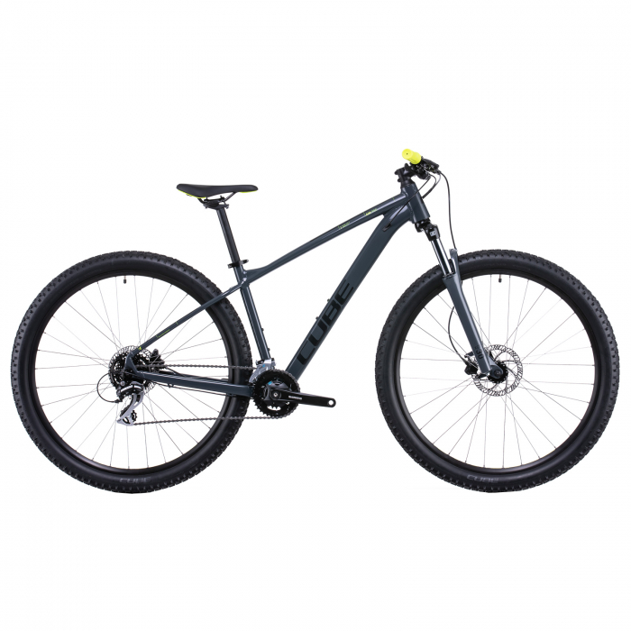 Bicicleta Cube Aim Pro Grey Flashyellow 2022 – 29 Inch, L, Gri