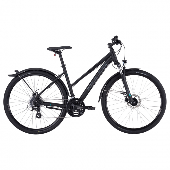 Bicicleta Dama Oras Bulls Crossbike Street – 28 Inch, 480 mm, Negru