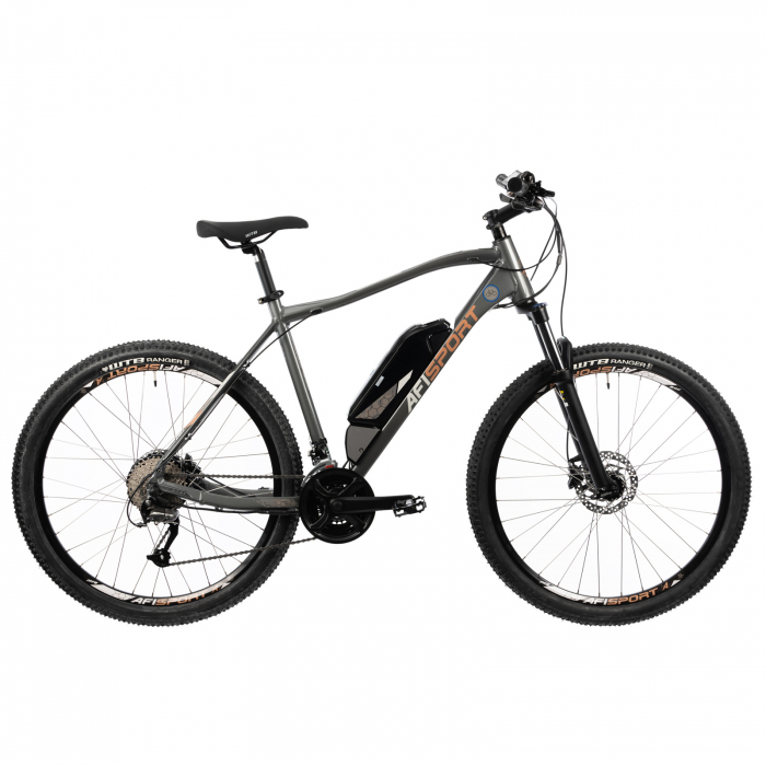 Bicicleta Electrica Afisport M17 - 27.5 Inch, L-XL, Gri [1]
