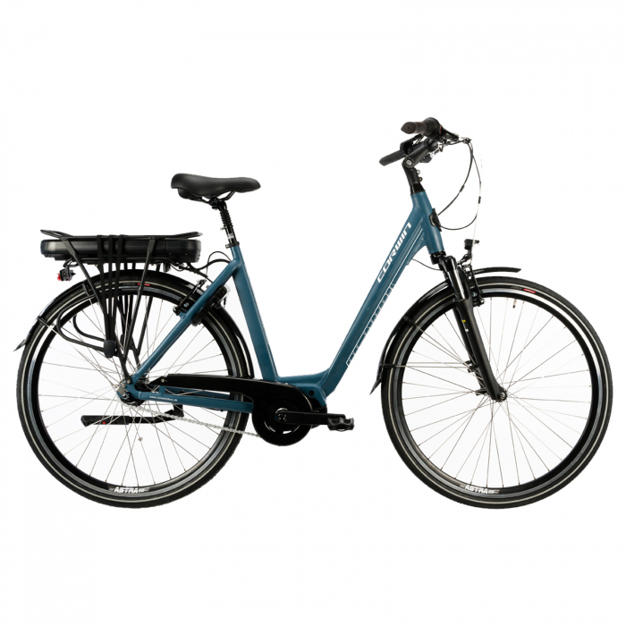 Bicicleta Electrica Corwin 28328 - 28 Inch, L, Albastru - Cumpar-online.ro