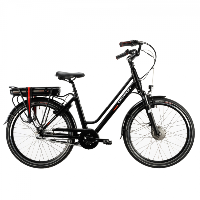Bicicleta Electrica Devron 28122 – 28 Inch, M, Negru Mat