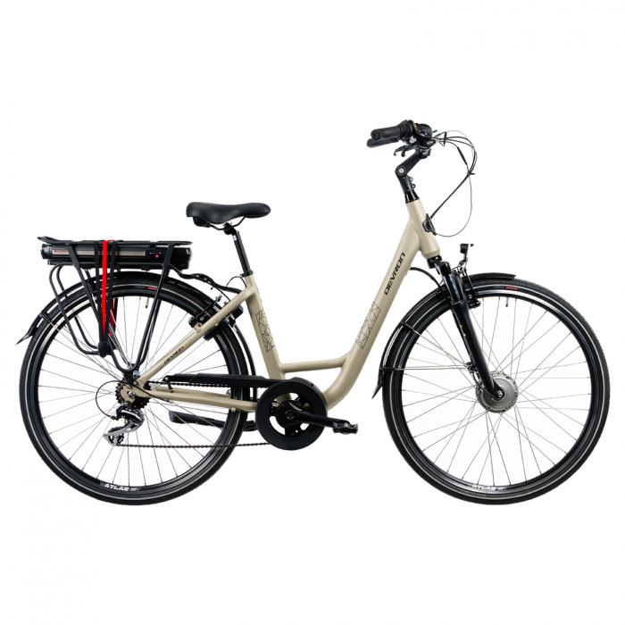 Bicicleta Electrica Devron 28220 - 28 Inch, L, Argintiu