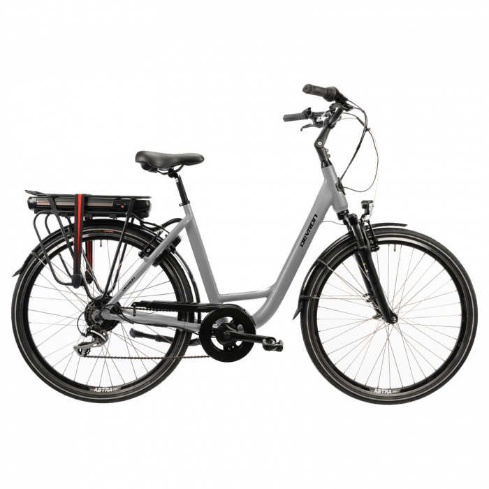 Bicicleta Electrica Devron 28220 - 28 Inch, L, Gri - Cumpar-online.ro