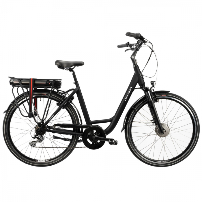 Bicicleta Electrica Devron 28220 – 28 Inch, S, Negru Mat