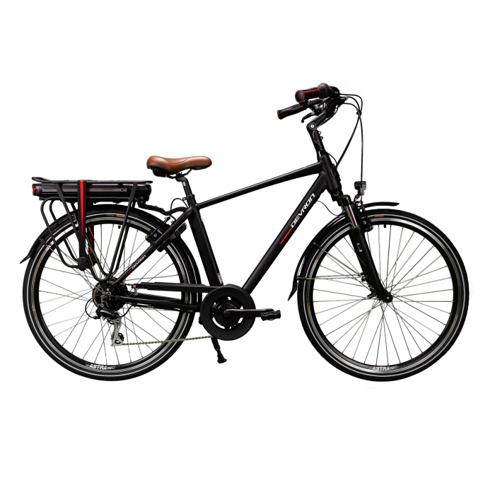 Bicicleta Electrica Devron 28221 - 28 Inch, L, Negru