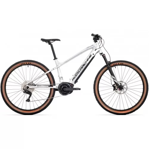 Bicicleta Electrica Rock Machine Torrent e70-29 B 29 Gloss Silver Black Silver 19.0 – (L)