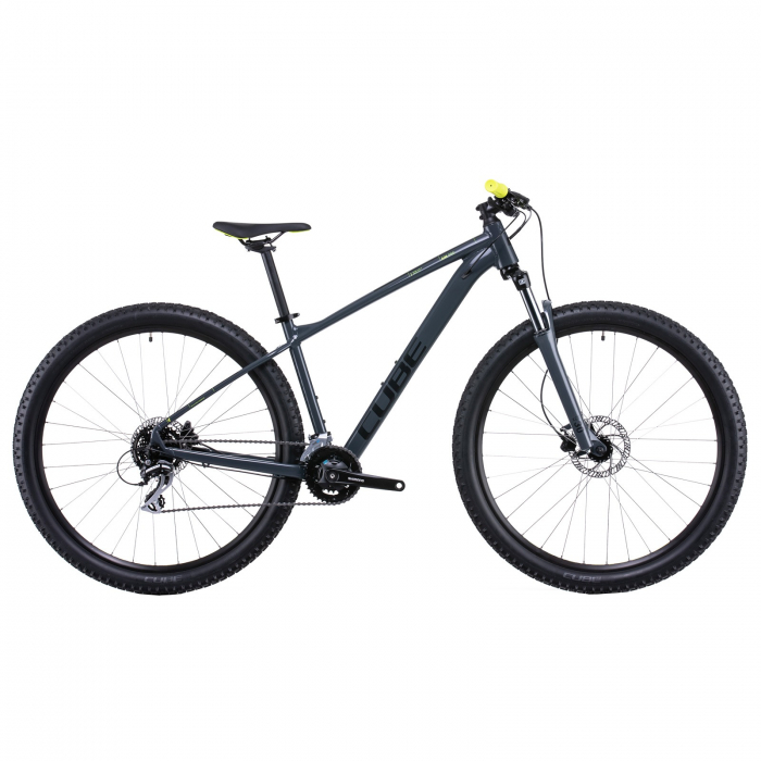Bicicleta Mtb Cube Aim Pro Grey Flashyellow 2022 – 29 Inch, M, Gri