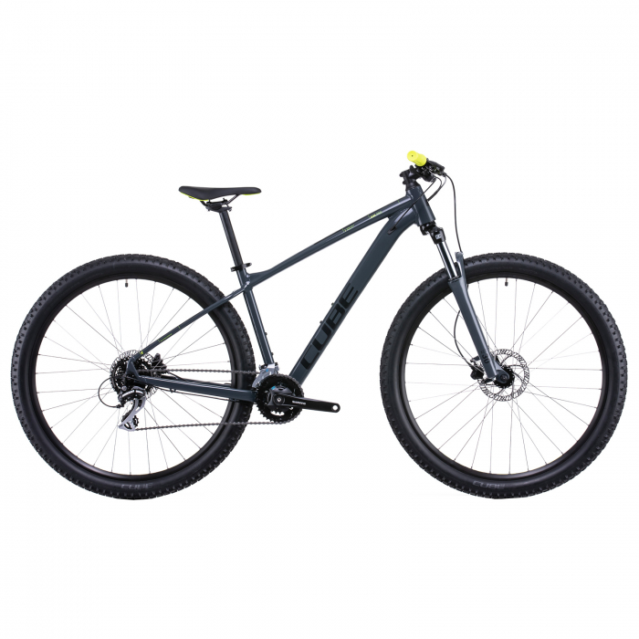 Bicicleta Mtb Cube Aim Pro Grey Flashyellow 2022 – 29 Inch, S, Gri