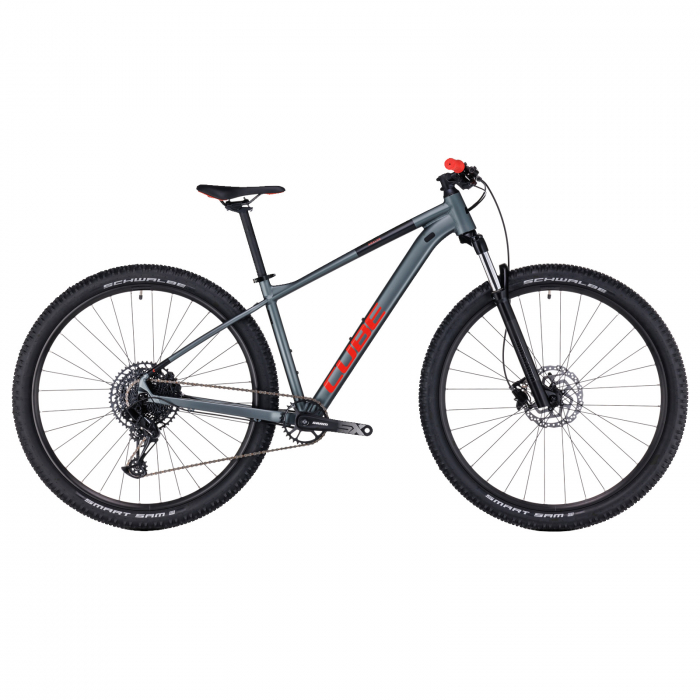 Bicicleta Mtb Cube Analog 2023 – 29 Inch, L, Gri-Rosu