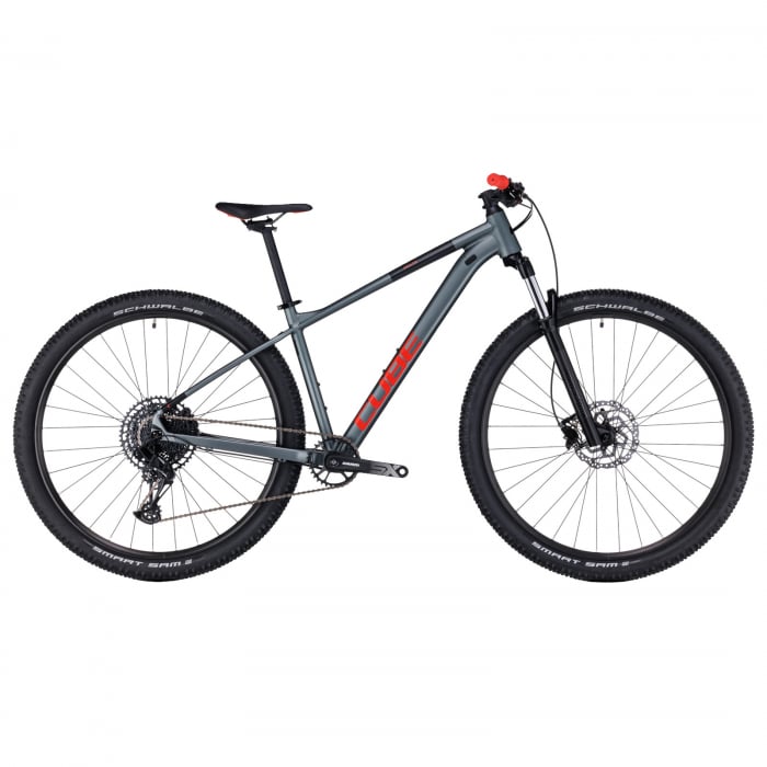 Bicicleta Mtb Cube Analog 2023 – 29 Inch, XL, Gri-Rosu