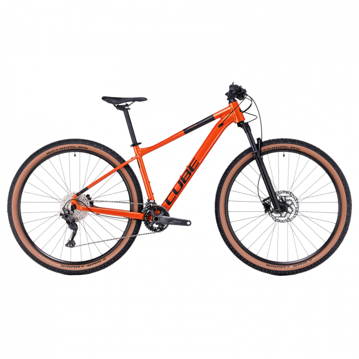 Bicicleta Mtb Cube Attention 2023 - 29 Inch, XL, Portocaliu-Negru