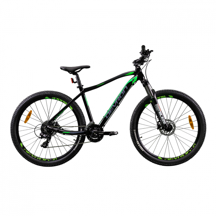 Bicicleta mtb devron 2023 rm1.7 - 27.5 inch, s, negru-verde