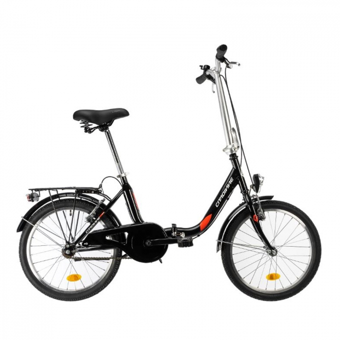 Bicicleta Pliabila Dhs 2092 – 20 Inch, XL, Negru