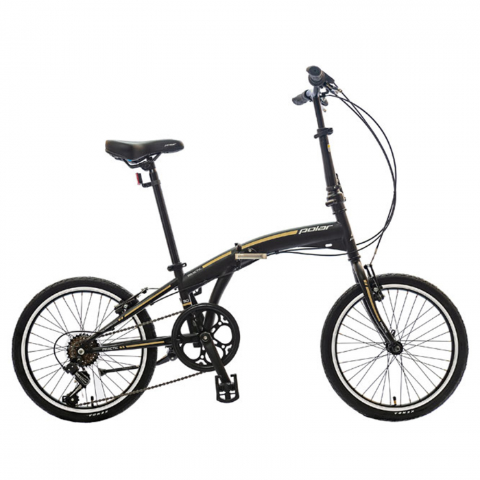 Bicicleta Pliabila Polar Practic 30 – 20 Inch, Negru