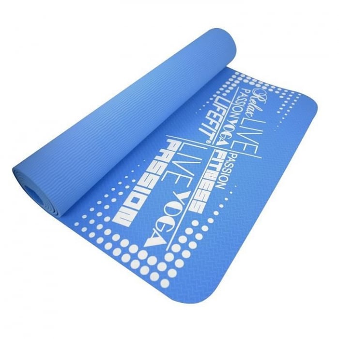 Saltea Yoga Tpe - 186 x 61 x 0.4 Cm, Albastru [1]