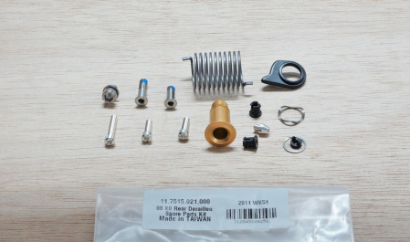 08-09 X0 Rear Derailleur Spare Parts Kit - Silver-Black [1]