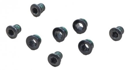 Chain Ring Bolt Kit - Aluminum, Black [0]